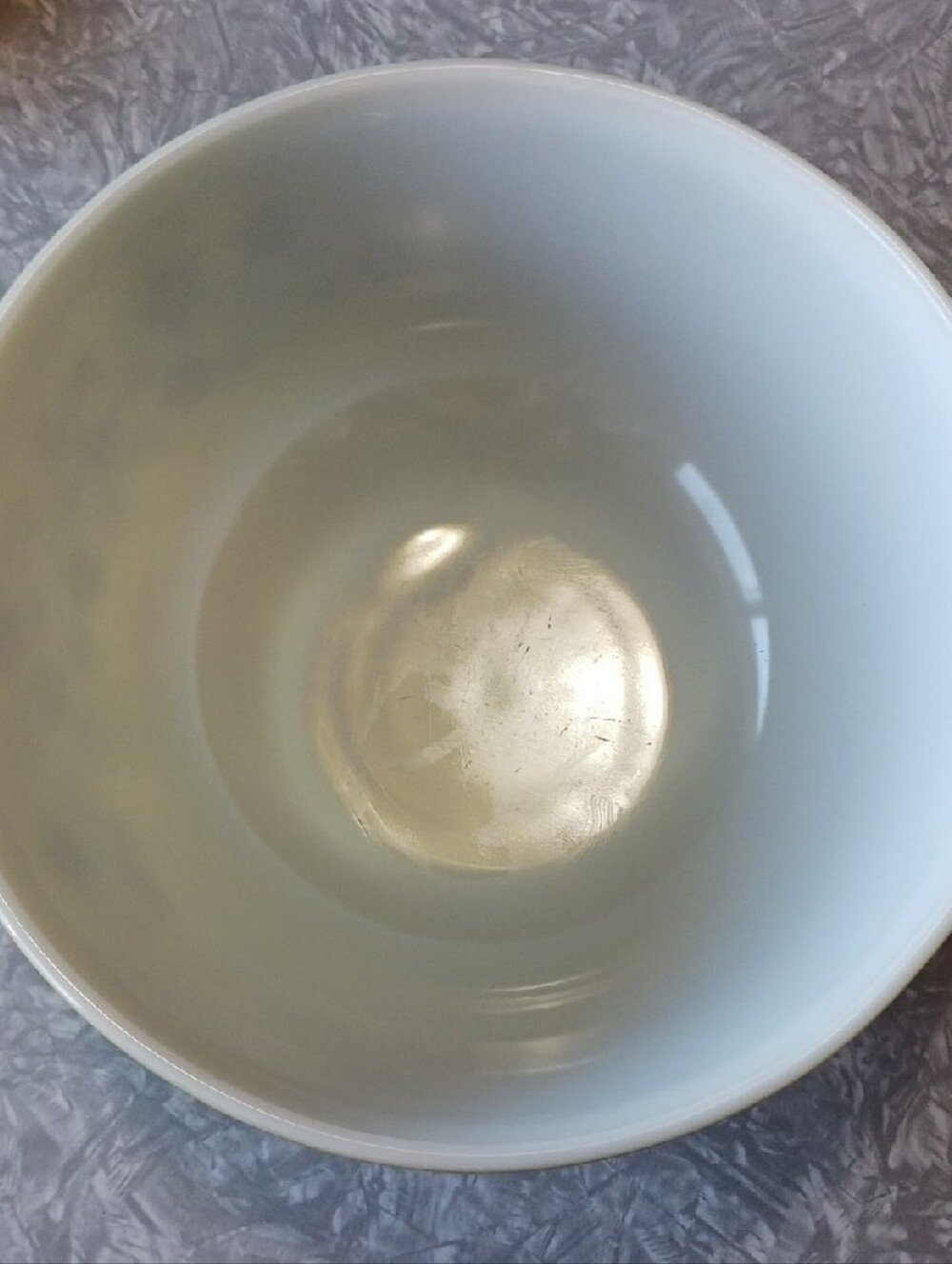 Pyrex ~ Spring Blossom Green 2.5 qt bowl - Picture 8 of 14